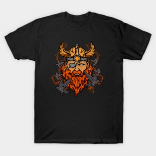 Odin the Norse Mythology Viking God & His Ravens T-Shirt